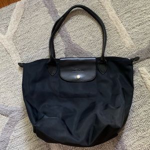 Longchamp Small Tote Black with Black